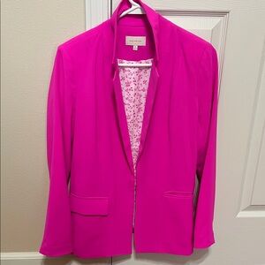 Skies Are Blue Vibrant Pink Blazer